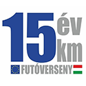 15 év - 15 km futóverseny logo