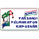 8. KOMÉTA Farsangi Félmaraton logo